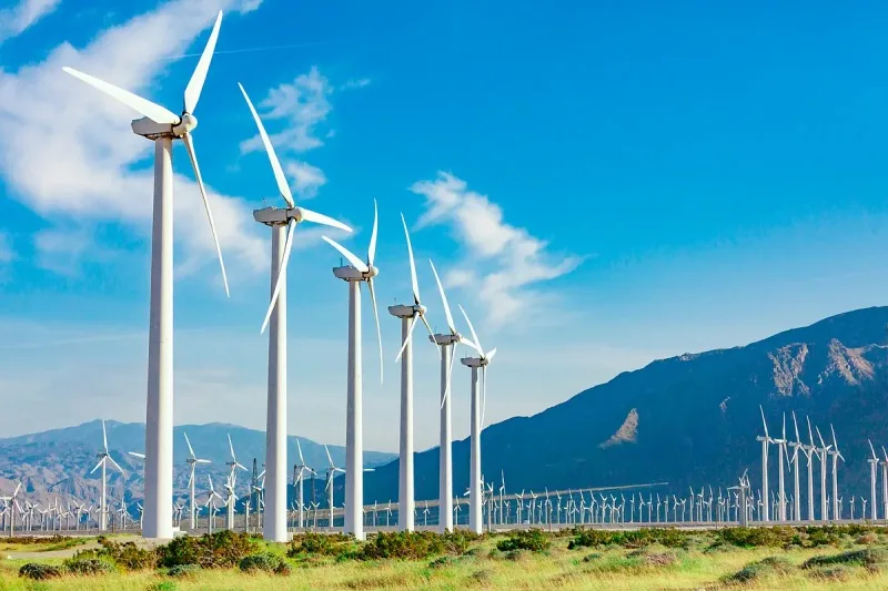 Turbinas eólicas de energía renovable